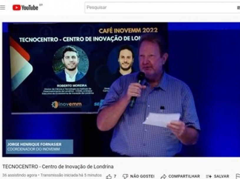 Café Inovemm - Tecnocentro - Centro de Inovação de Londrina