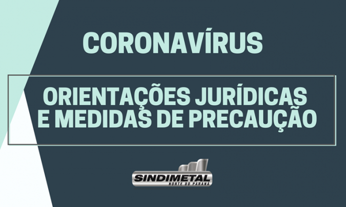 Orientações Jurídicas Coronavírus